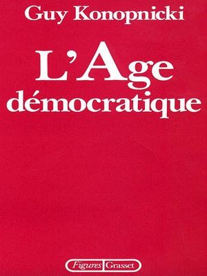 cover image of L'âge démocratique